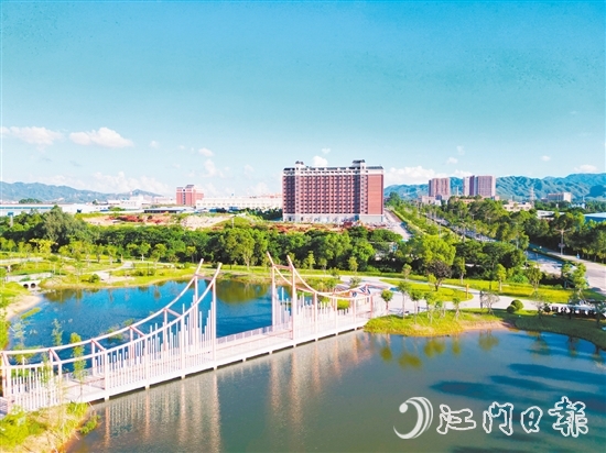 崖门镇全力打造现代化产教新城。