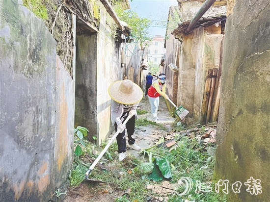 连日来，党员干部深入恩城街道清除卫生死角，开展防蚊灭蚊行动。