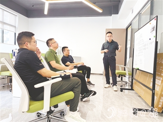 大广海湾青创智谷办公条件完善，博士团队点赞台山的创业环境。